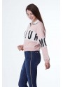 YAKA FERMUAR DETAYLI SWEATSHİRT